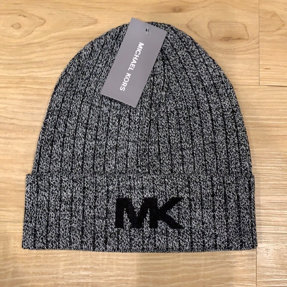 Michael Kors Other - Michael Kors Men`s MK Logo Knit One Size Beanie Hat